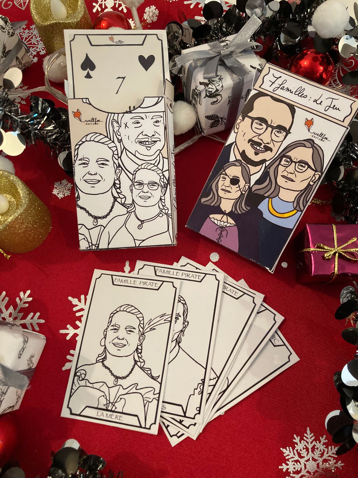 Jeu de 7 familles personnalisé (Jeux de société)