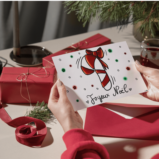 Candycane (Carte de voeux)