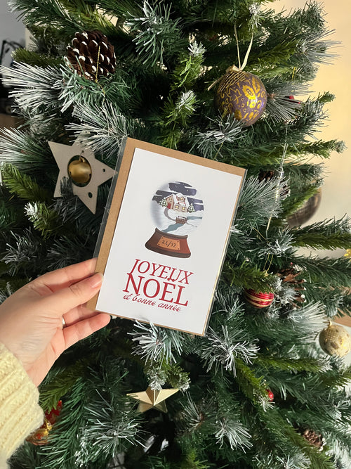 Boule à neige (Carte de vœux)