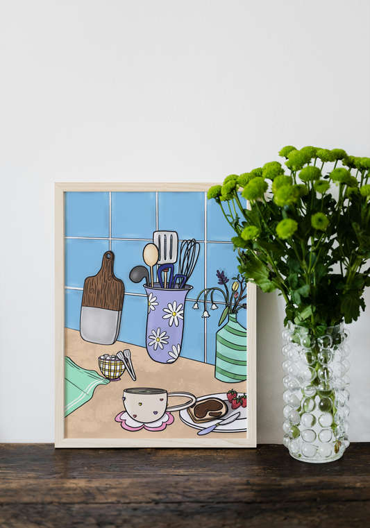 Cuisine Printanière (Affiche)