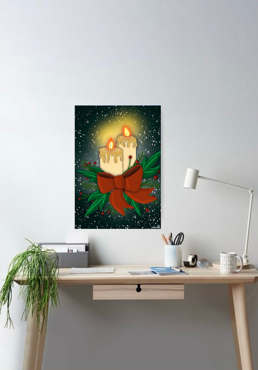 Christmas Candle (Affiche)