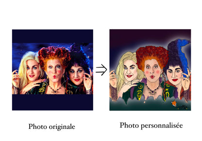 Photo Illustrée Personnalisée (Affiche)